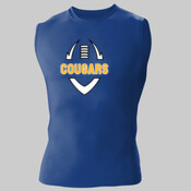 Cougars - Adult Compression Sleeveless Tee